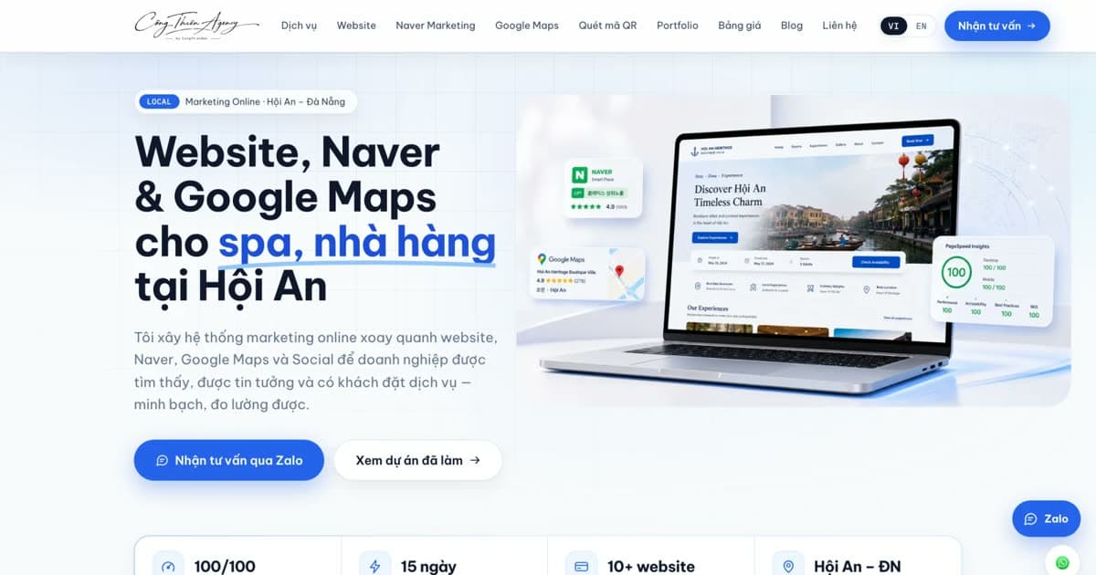 Nhận diện Công Thiên Agency, thương hiệu dịch vụ do Lê Công Thiên sáng lập